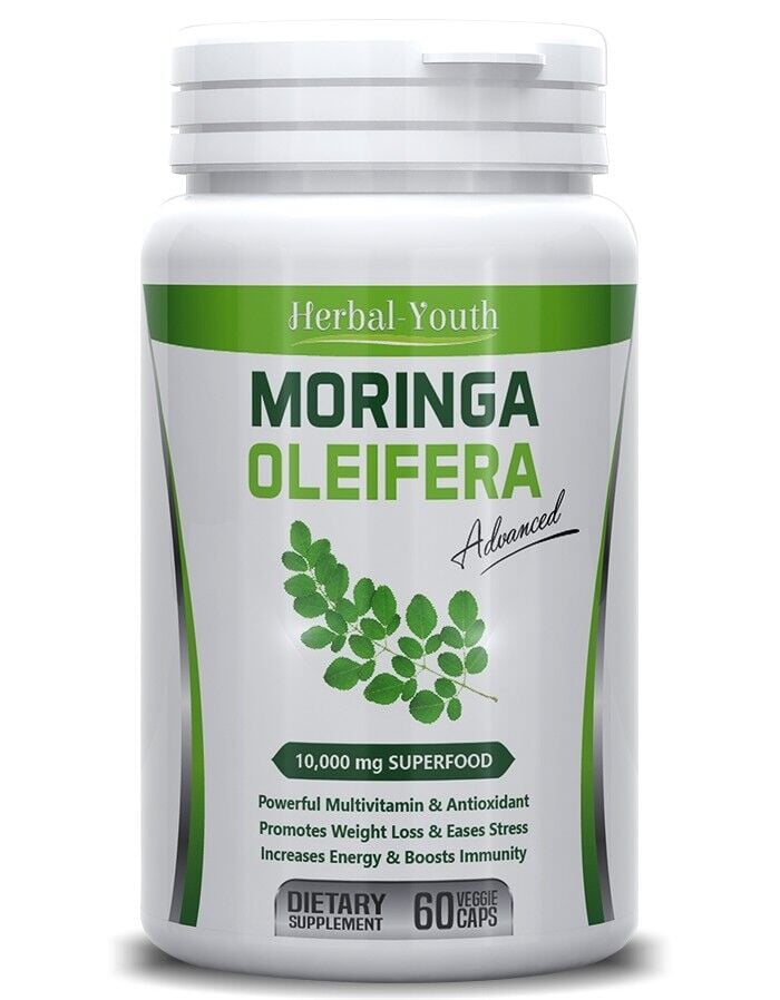 Moringa Oleifera 10,000mg By Herbal Youth General Not specified 