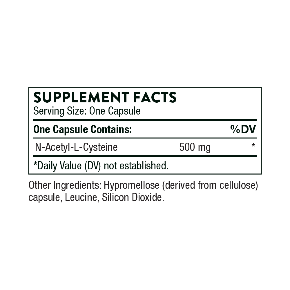 Thorne NAC 500mg General Thorne