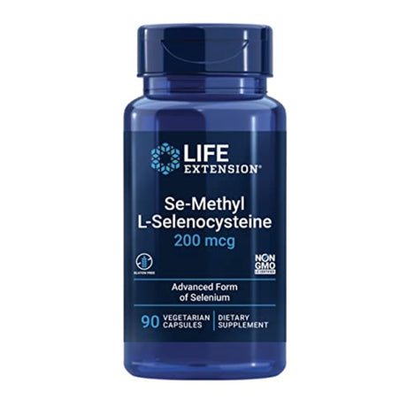 Life Extension Se-Methyl L-Selenocysteine 200mcg 90c selenium SUPPS247 