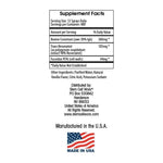 Stem Cell Worx Intraoral Spray, supplement facts panel