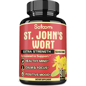 St. John's Wort Extra Strength 5050mg BRAIN BOOSTER SUPPS247 