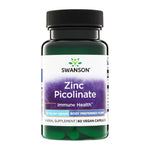 Swanson, Zinc Picolinate, 22 mg, 60 Capsules, front of bottle