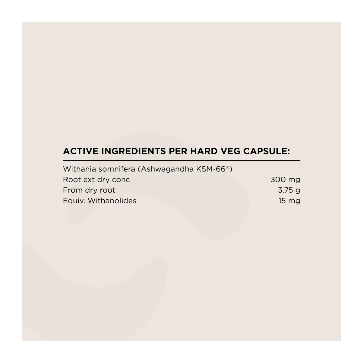 Switch Ashwaganda, active ingredients panel - Image 2