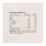 Switch Griffonia, nutrition information panel