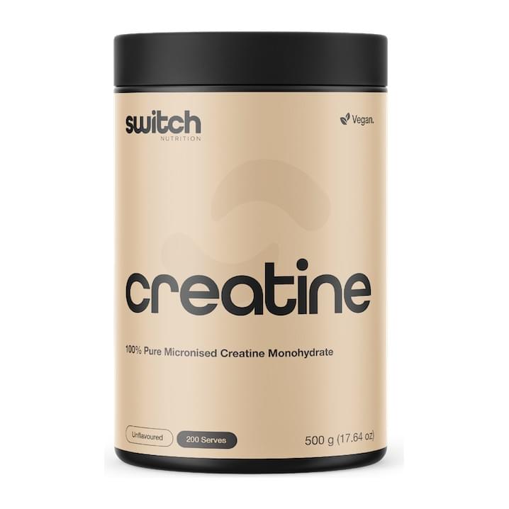 Creatine Monohydrate by Switch Nutrition, front of tub - Image 1