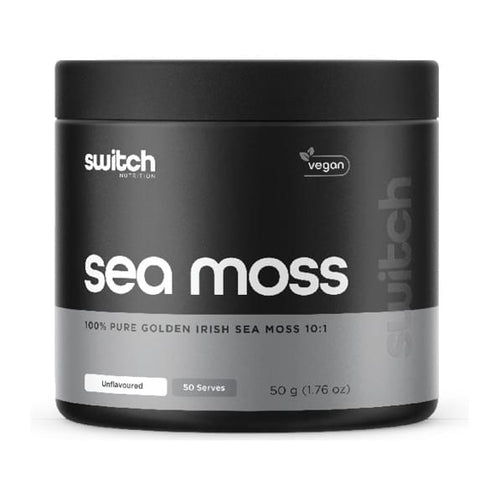 Switch Sea Moss, front of tub
