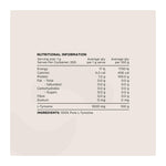 Switch Tyrosine, nutrition information panel