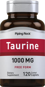 Taurine by Piping Rock 1000 mg 120 Caplets