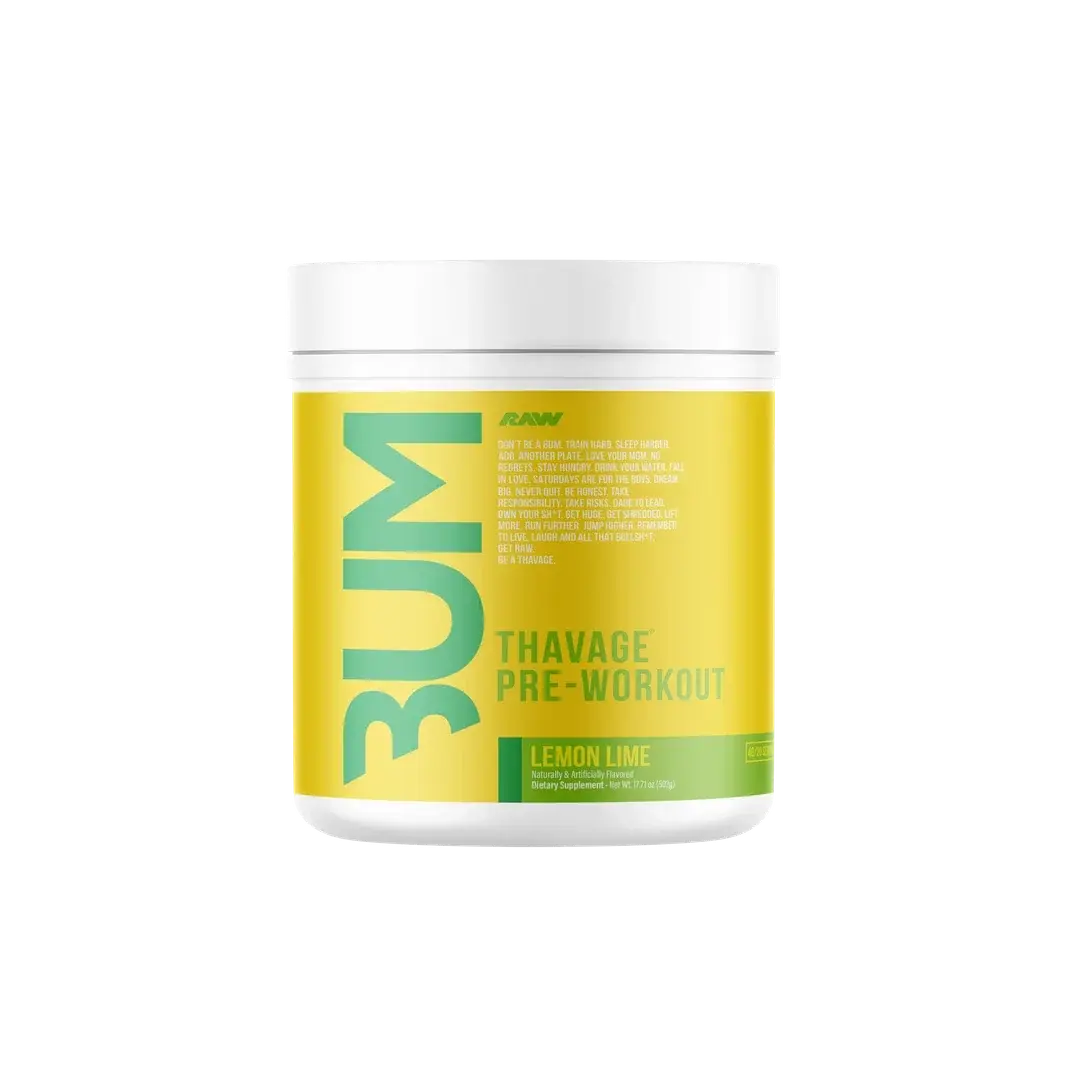Bum Raw Thavage Pre-Workout – 40 Servings Lemon Lime - Image 19