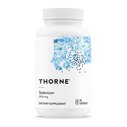 Thorne Selenium 200mg 60 capsules, front of bottle