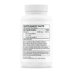 Thorne Vitamin K 60 Capsules, supplement facts panel