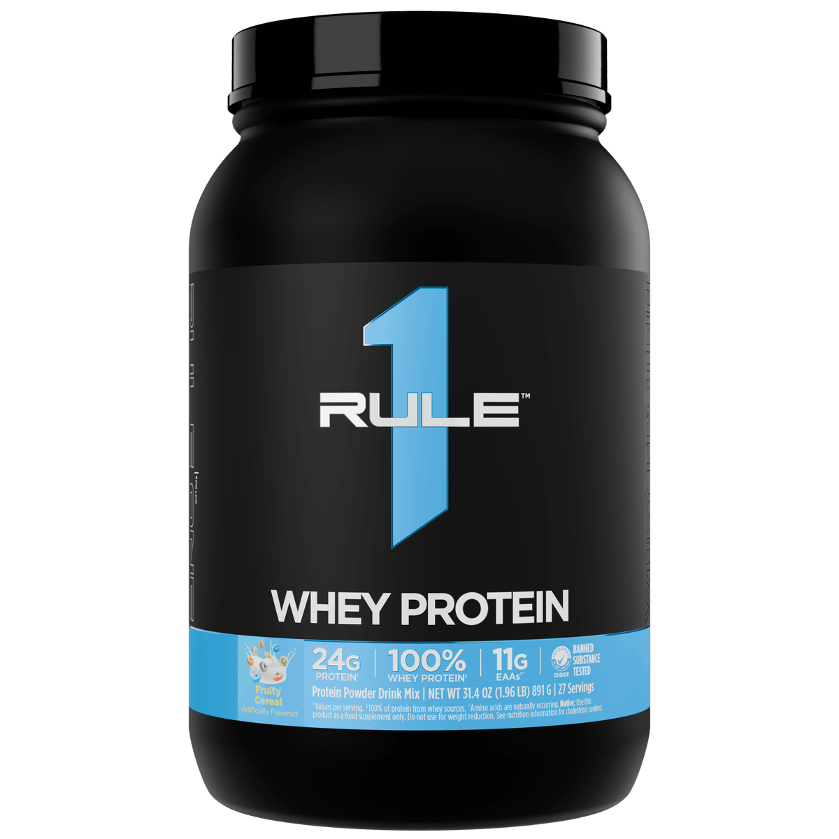 Rule 1 R1 Whey Blend 2LB Fruity Cereal - Image 16