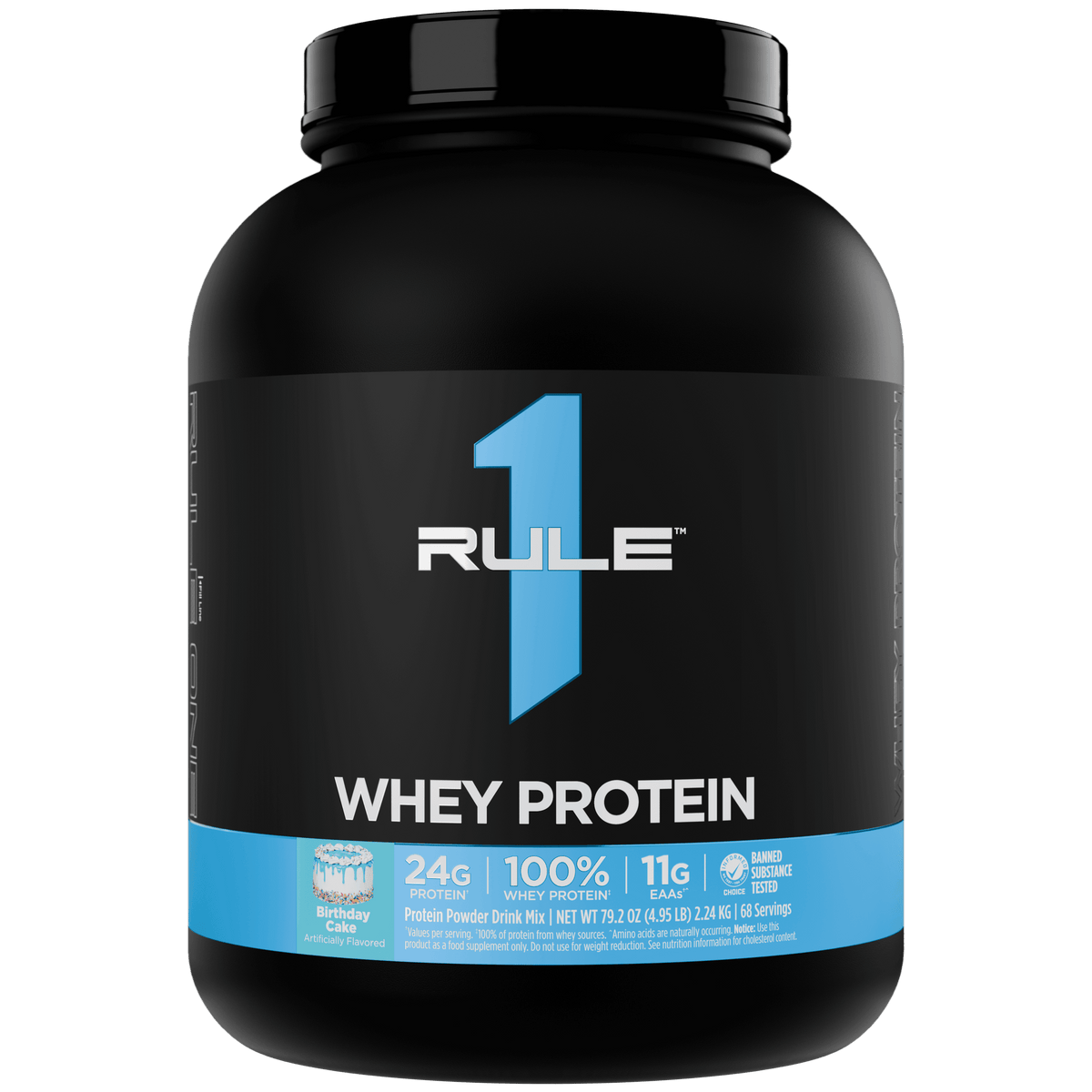 Rule 1 R1 Whey Blend 5LB Birthday Cake