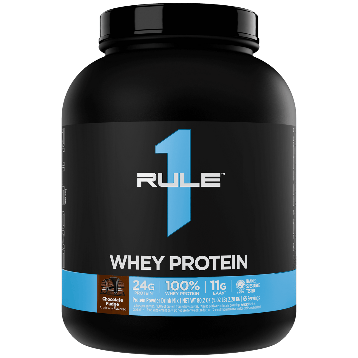 Rule 1 R1 Whey Blend 5LB Chocolate Fudge - Image 22