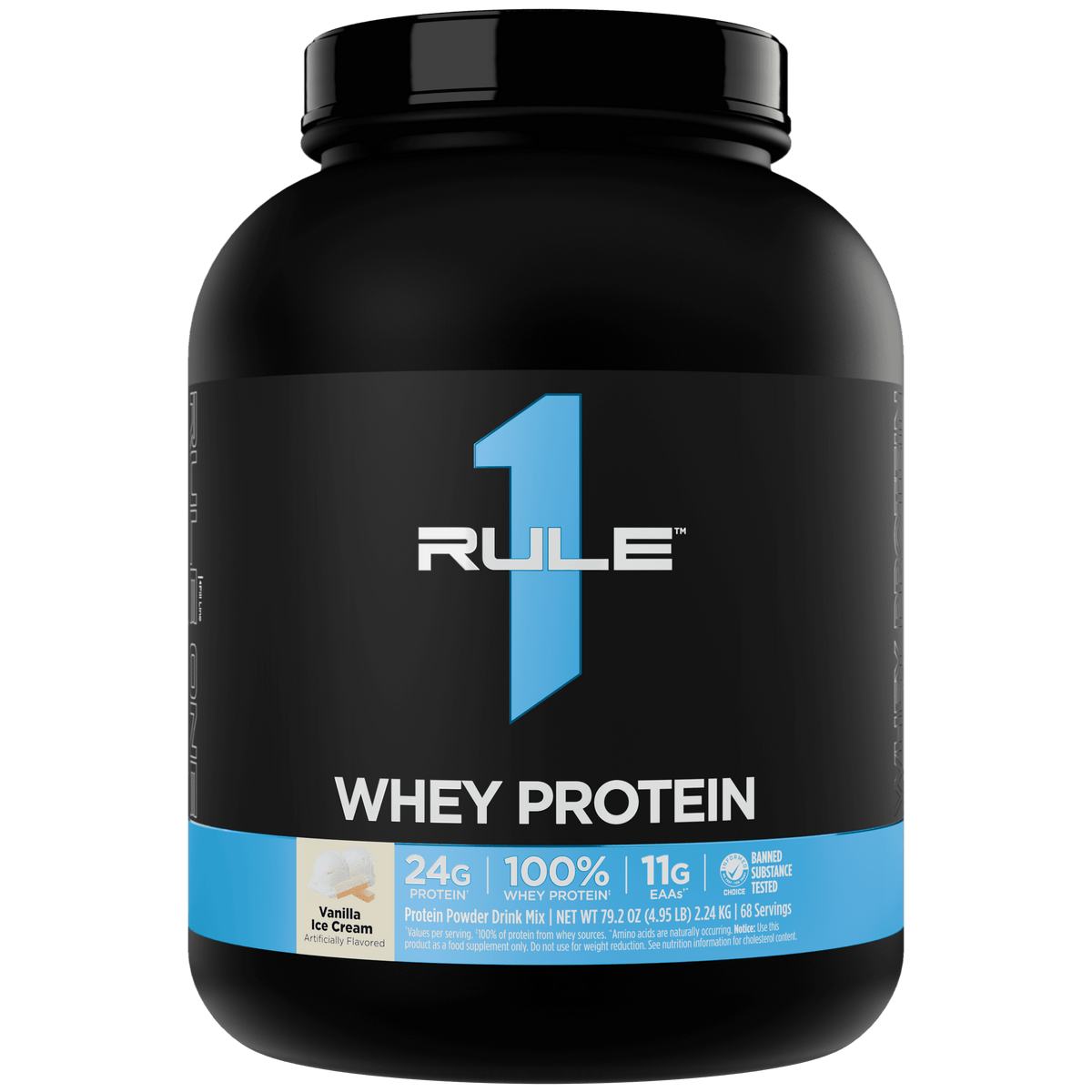 Rule 1 R1 Whey Blend 5LB Vanilla Ice Cream