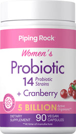 Women’s Probiotic + Cranberry by Piping Rock