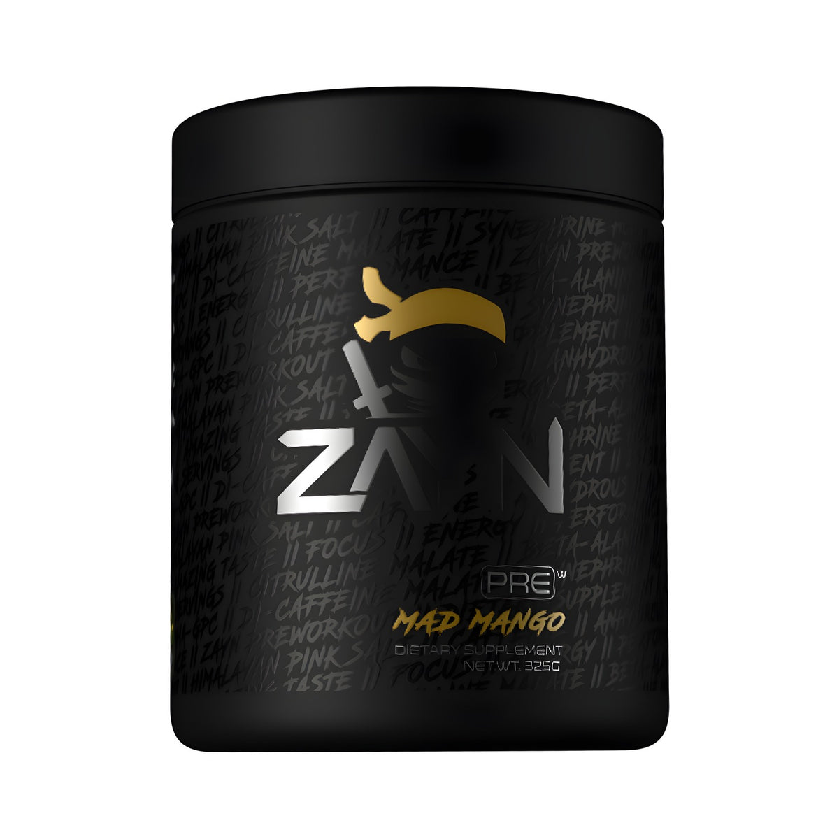 ZAYN Pre-Workout Mad Mango 325g tub
