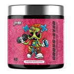 Zombie Labs Cross-Eyed Extreme Stimulant Pre-Workout 40 Serves, Raspberry Ripper tub front