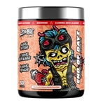 End Of Dayz Pre-Workout 50 Serves by Zombie Labs, Pandemic Peach Rings tub front