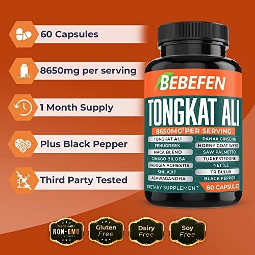 Tongkat Ali Capsules 8650mg Back to results SUPPS247 - Image 4