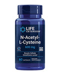 Life Extension N-Acetyl Cysteine 600 Mg, 60 vegetarian caps