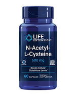 Life Extension N-Acetyl Cysteine 600 Mg, 60 vegetarian caps Back to results supps247 