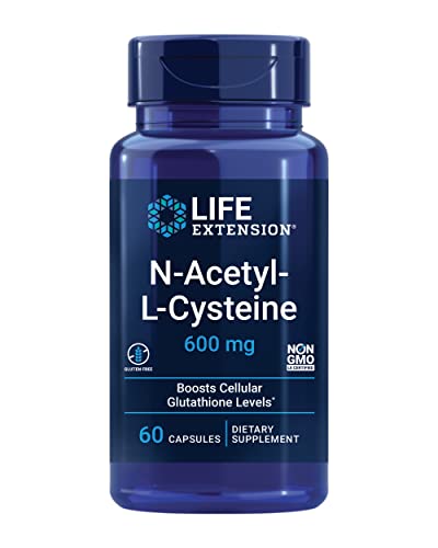 Life Extension N-Acetyl Cysteine 600 Mg, 60 vegetarian caps Back to results supps247 