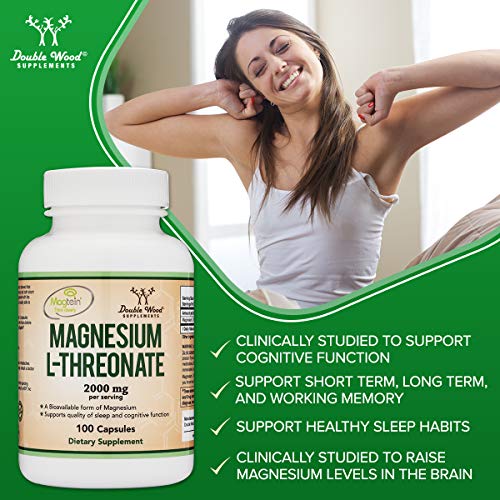 Magnesium L-Threonate Capsules by Double Wood Back to results Amazon 