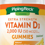 Vitamin D3 (Natural Pineapple) | 2000 IU | 30 Vegetarian Gummies Back to results Amazon