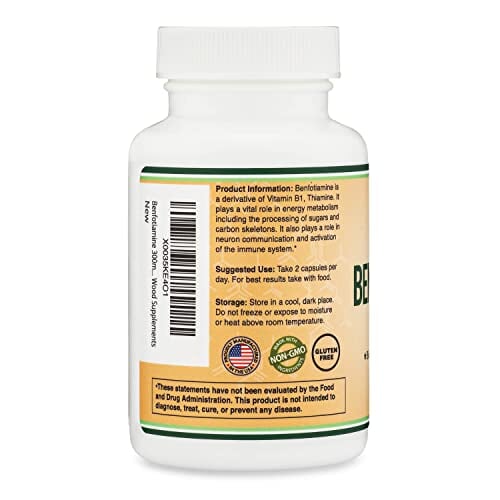 Benfotiamine 300mg by Double Wood Supplements Back to results supps247  - Image 3