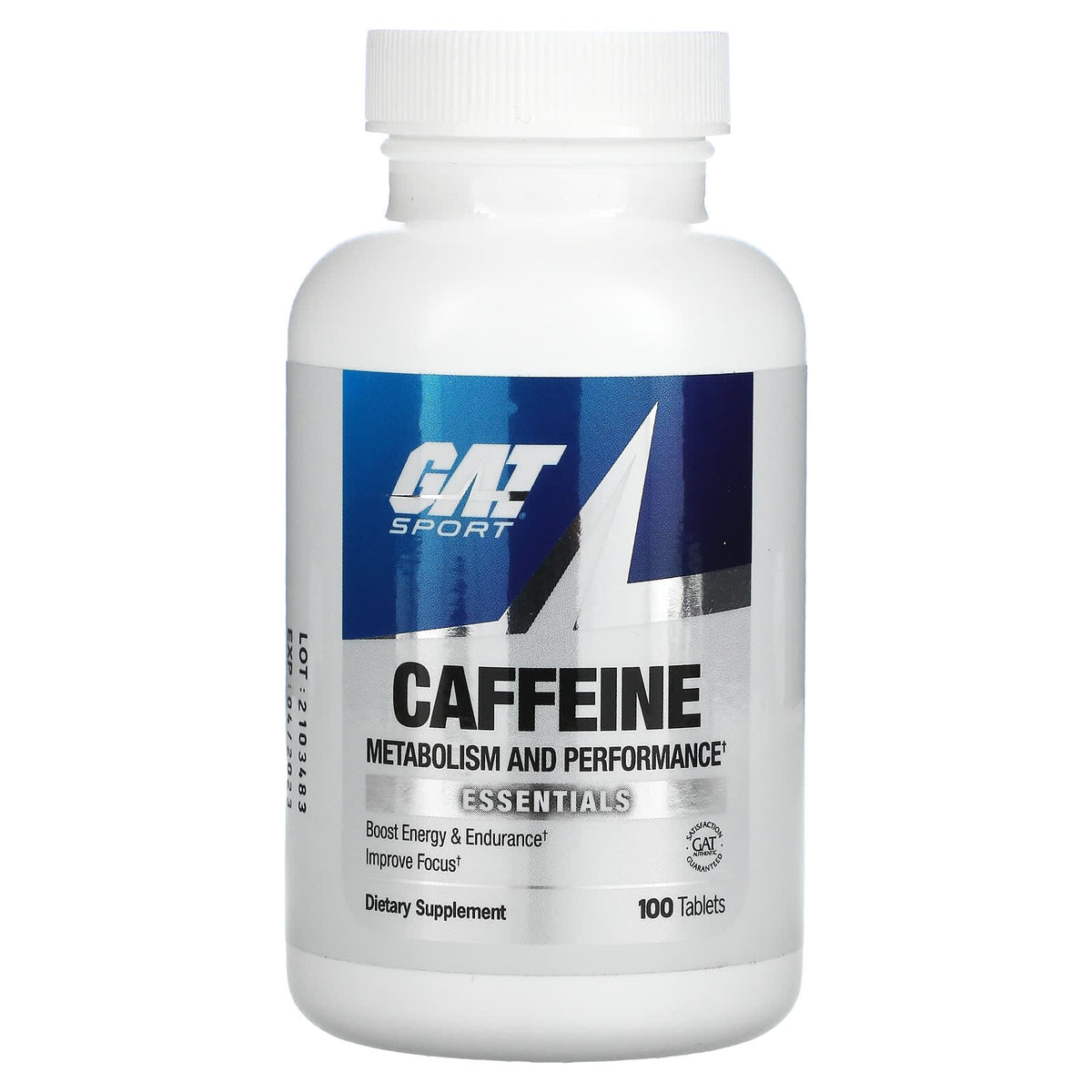 GAT Caffeine Metabolism and Performance | 100 Tablets FAT BURNER supps247Springvale - Image 1