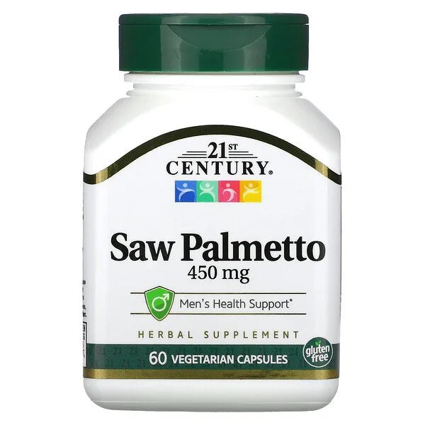 Saw Palmetto 450 mg by 21st Century, GENERAL HEALTH Not specified  - Image 1