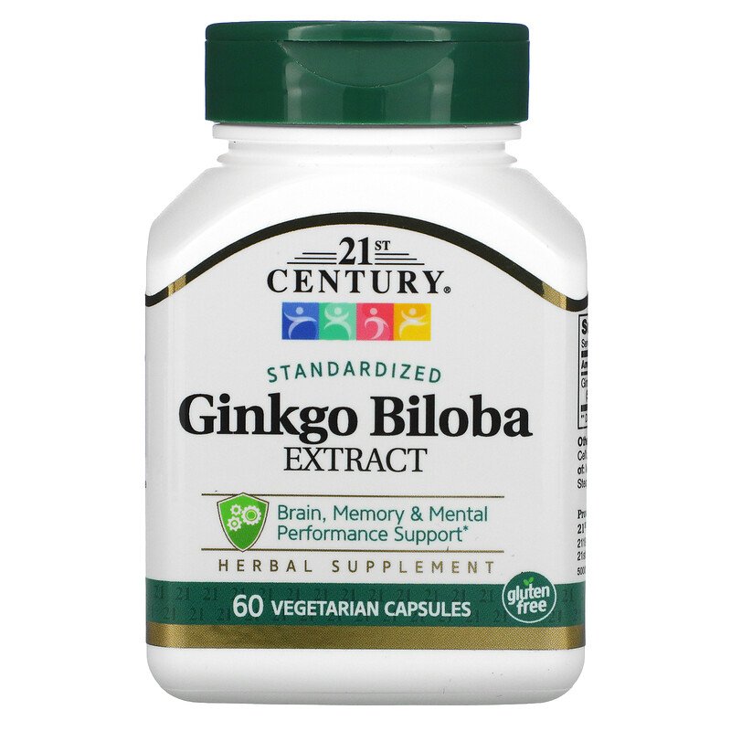 Ginkgo Biloba Extract 60 Veg Capsules Supps247 - Image 1
