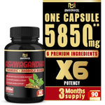 Ashwagandha Capsules 5850 mg Multivitamins & Minerals supps247