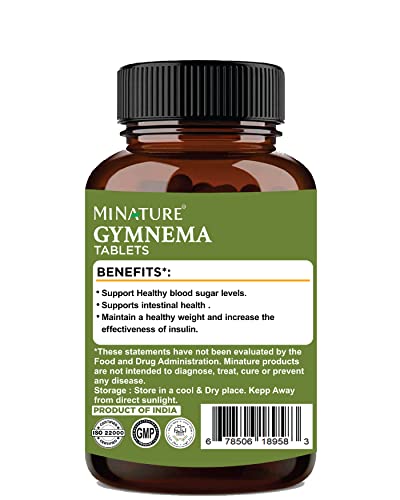 Gymnema Tablets by mi Nature | 90 Tablets, 1000 mg Multivitamins & Minerals supps247 