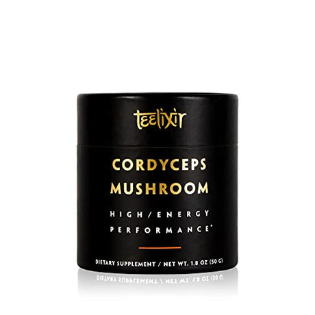 Teelixir Cordyceps Superfood Mushroom Powder 50g mushrooms supps247 50 g