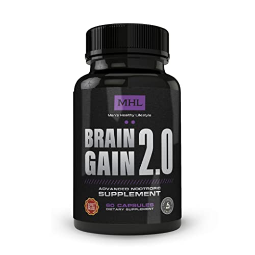 Brain Gain 2.0 by MHL Ginkgo Biloba Supps247 - Image 1