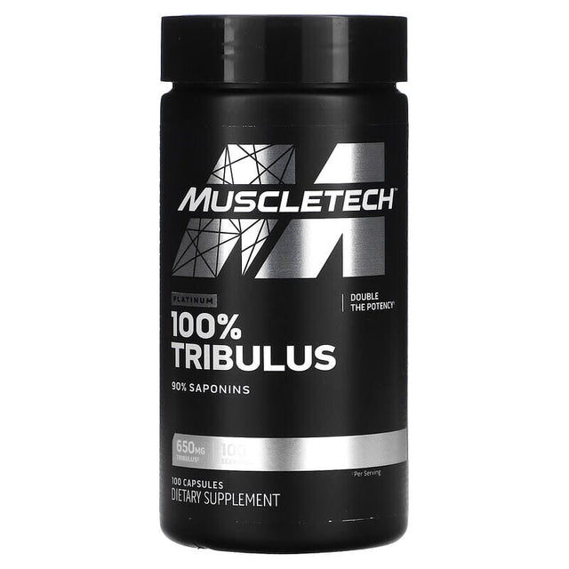 MUSCLETECH PLATINUM 100% TRIBULUS (100 CAPSULES) 650MG General SUPPS247