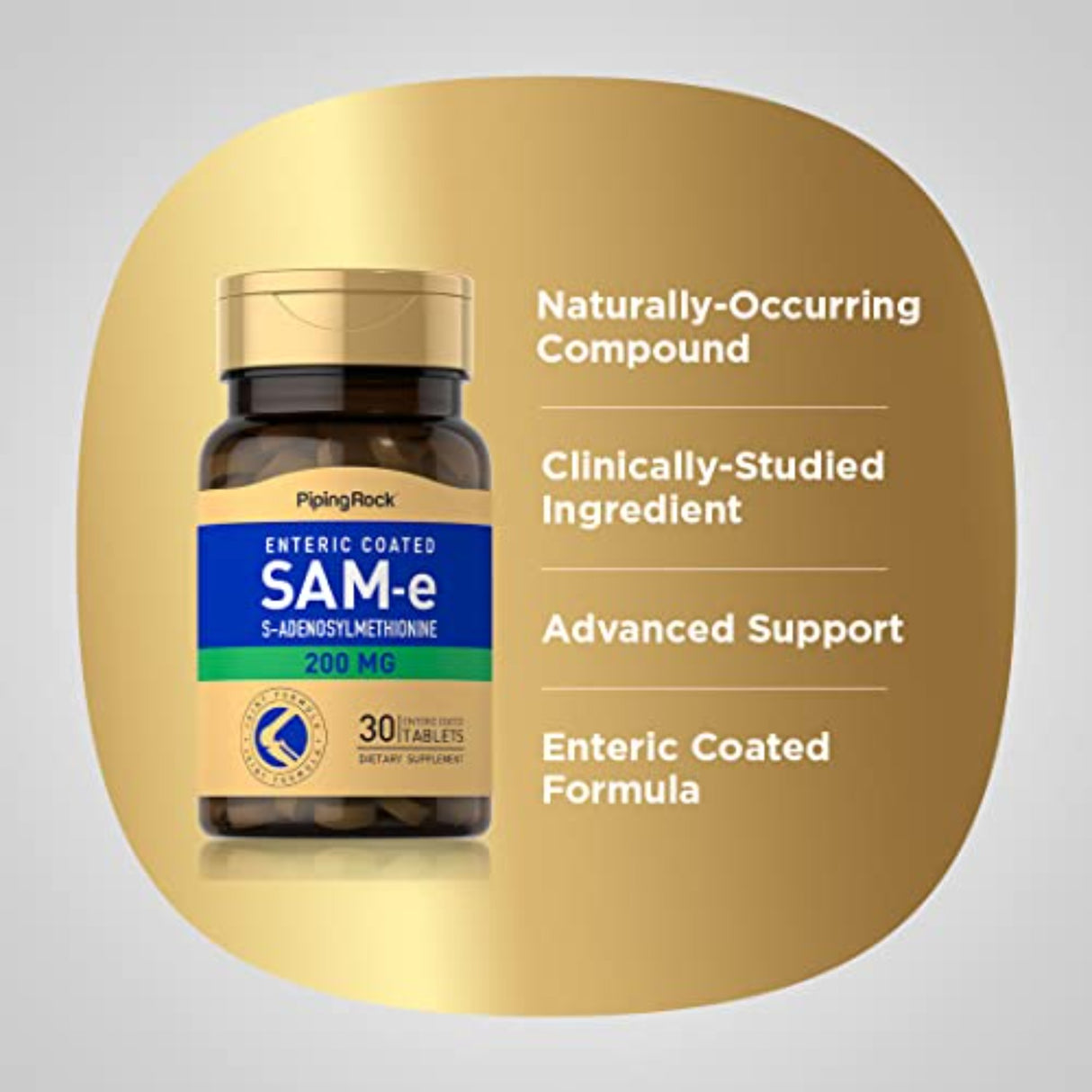 Buy PipingRock SAM-e 200 MG AT SUPPS247