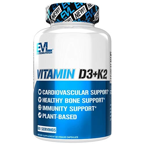 Evlution Nutrition Vitamin D3 + K2 60 Servings Back to results Amazon 