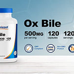 Nutricost Ox Bile Capsules 500mg Per Serving liver support SUPPS247