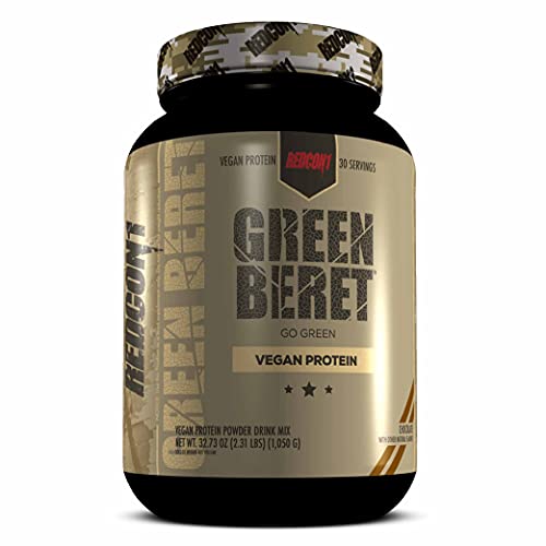 Green Beret vegan protein by Redcon1 Vegan Protein SUPPS247 30 SERVINGS Vanilla - Image 1