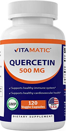 Vitamatic Quercetin 500 mg, 120 Capsules Vitamins & Supplements SUPPS247 
