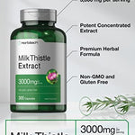 Milk Thistle Extract | 3000mg | 300 Capsules liver support SUPPS247