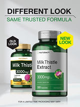 Milk Thistle Extract | 3000mg | 300 Capsules liver support SUPPS247