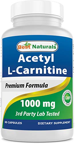 Best Naturals Acetyl L-Carnitine 1000mg L-carnitine supps247 60 Supps247 - Image 1