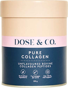 DOSE & CO Dose & Co Pure Collagen Powder Unflavored 200g Collagen supps247