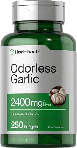 Horbaach Odorless Garlic 1200 mg Garlic supps247