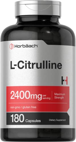 L Citrulline 2400 mg per Serving | 180 Capsules by Horbaach