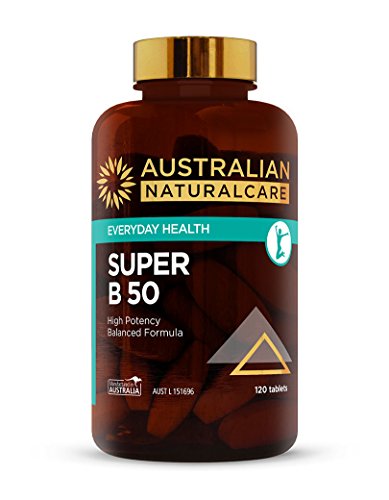 Australian NaturalCare - Super B 50 120 Tabs Multivitamins SUPPS247